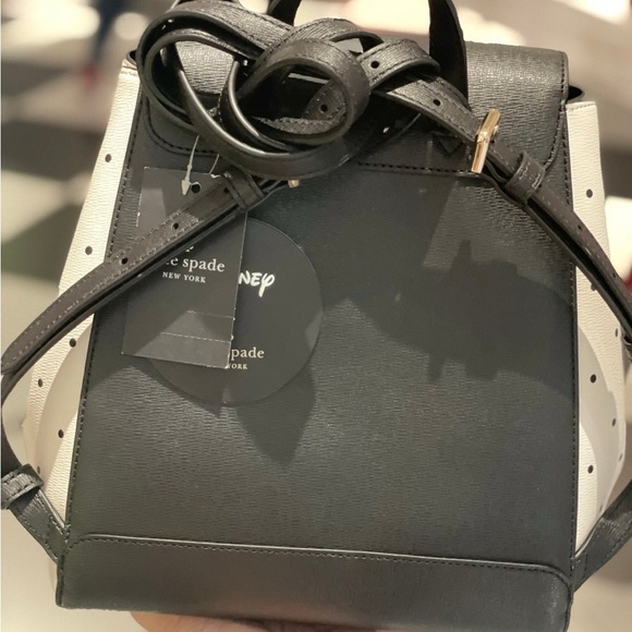 Disney X Kate Spade Beauty and The Breast Medium Flap Backpack KE566 NWT main image 4